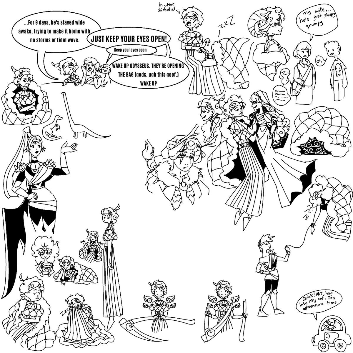 Hypnos is Love, Hypnos is Wife, I'm having another health crisis, but that's just life 🫠

old doodle page: 
#Hypnos #HadesGame