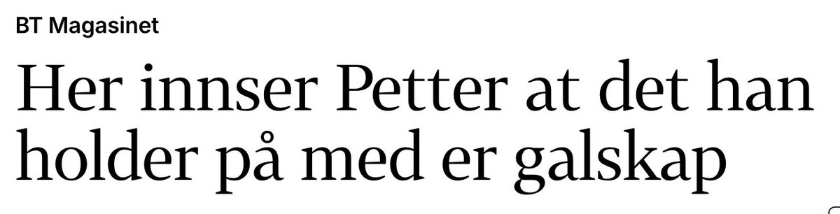 DETTE ER også min erfaring! 🥸