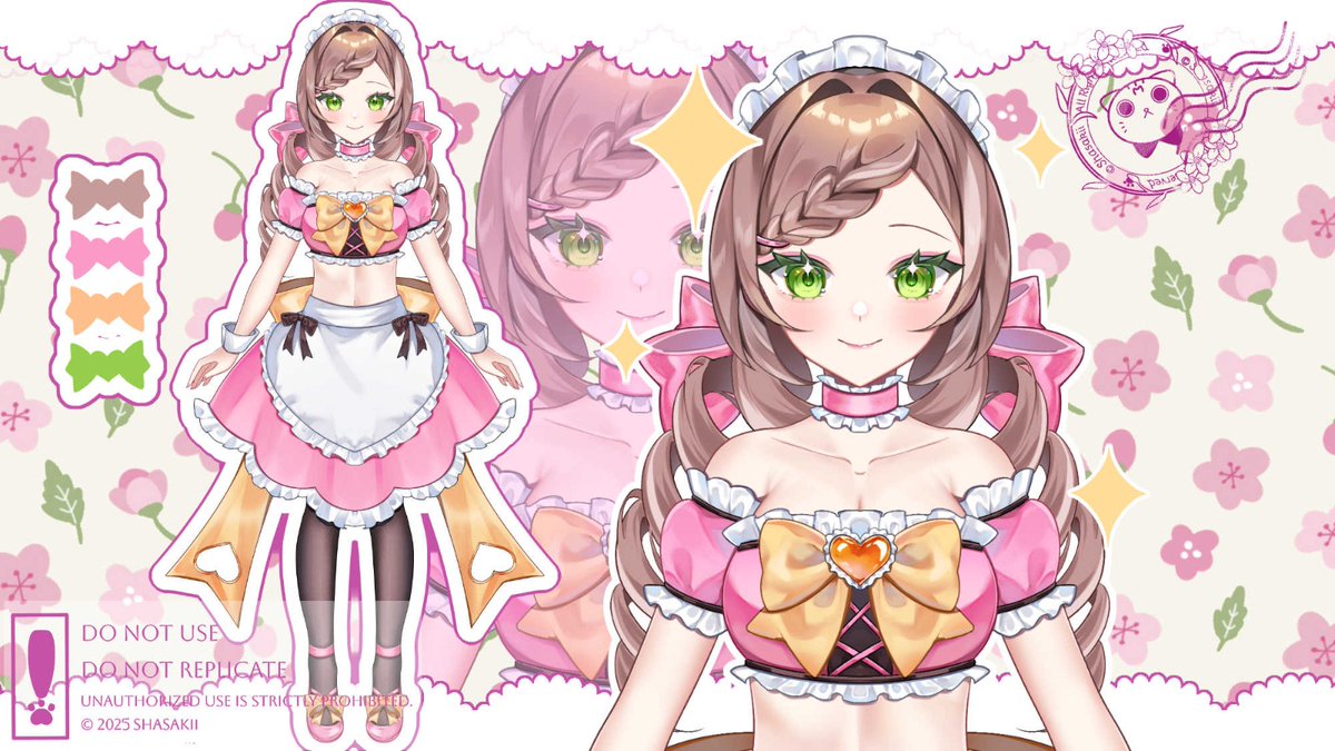 Shasakiii's tweet image. [RTs Appreciated!]
Opening 2 slots for VTuber model art at 50% off! (´｡• ᵕ •｡`) ♡
I’m currently looking to make new samples, so this discount will only apply for these two slots! Service link in the reply! 🩷 
#VGenComm #VtuberModel