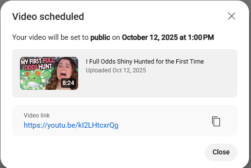 it's 4 AM but I finished- 1 PM EST :) 

time to eep