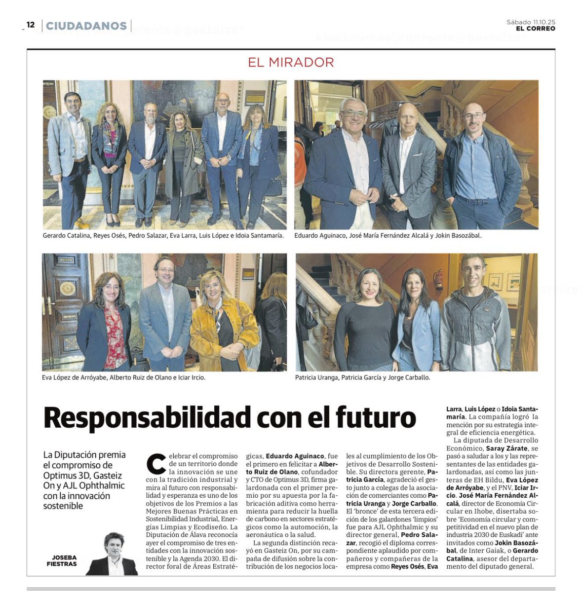 gasteizon's tweet image. El otro día, muy felices de recoger los premios a las Buenas Prácticas 😍
Eskerrik asko @Araba 

#GasteizOn #VitoriaGasteiz #Premios