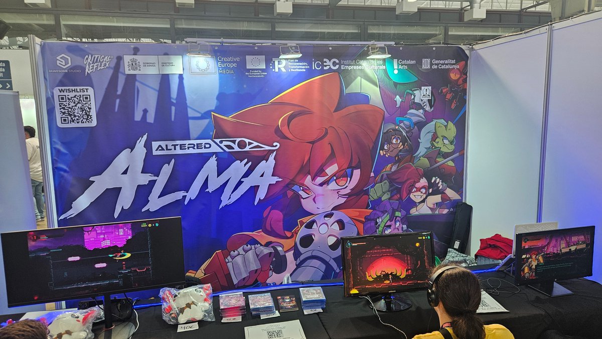 Imposible mencionar todo lo que ofrece el <a href="/bcngamefest/">BCN Game Fest</a> y todos los jueguicos maravillosos. Pero sí diré que:

- <a href="/Denshattack/">Denshattack!</a> lo va a mega petar. Es pura época Dreamcast, super pulido y divertidisimo. Me ha flipado
- <a href="/gothicthegame/">Gothic Game</a> me tiene enamorao
- Y <a href="/AlteredAlma/">Altered Alma</a> vaya pintaza