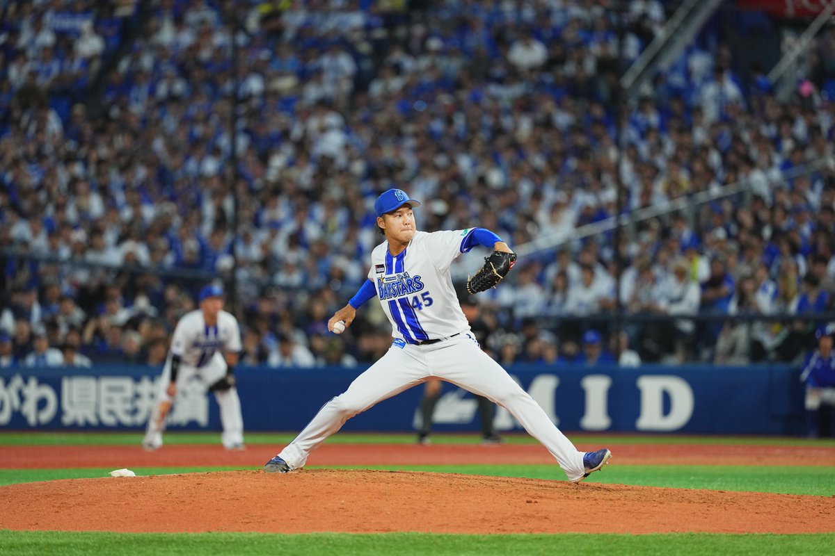 ydb_yokohama's tweet image. 5番手 #森原康平 選手はしっかり無失点に封じる！💪💪💪

9回表
DB 5 - 5 G

#JERAクライマックスセ
#横浜奪首
#全横浜でブチあがれ
#baystars