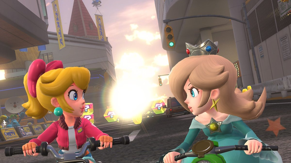 MarioKartW0605's tweet image. こんばんは⭐
#PrincessRosalina　#PrincessPeach
#マリオカートワールド写真部