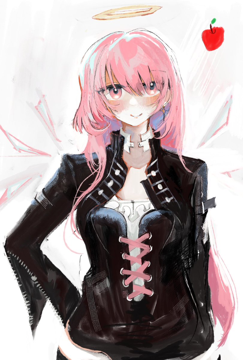 Procreateの新しいブラシで描いたレミュアン　#アークナイツ