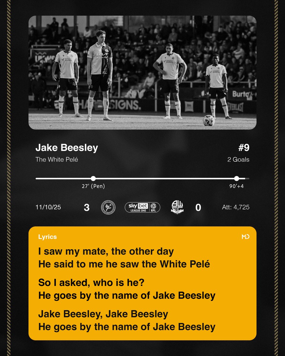 MattLargeDesign's tweet image. The White Pelé 🤴🏻

@burtonalbionfc #bafc