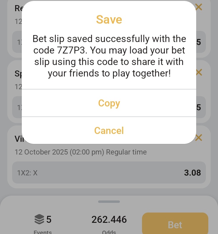 5/5 FT X on SecretBet💥✅ 

Code 👉7Z7P3

Don't have account yet, Register with link below 👇

tinyurl.com/2xrvktm6