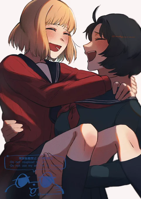 なすくまちゃんはお姫様抱っこがどちゃ似合う (以前出した本に載せてた絵の再録です)