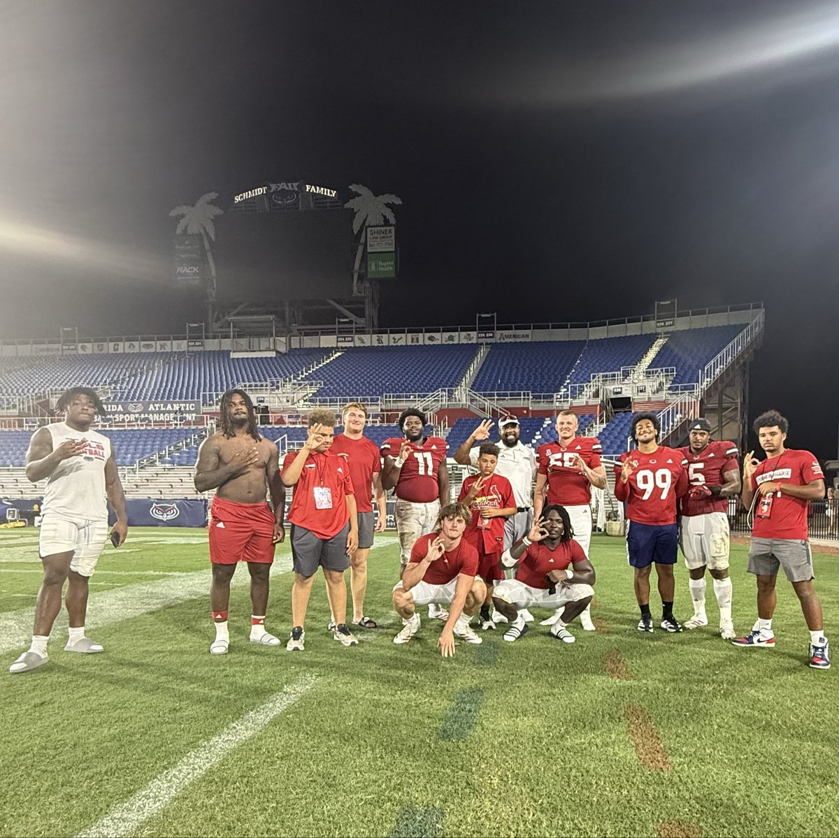 #VicPic #3! Defended the home turf today. Up front had 5 sacks and #BlackOps helped to keep our opponent to less than 100 yards rushing. Offense put up 50+ and it’s a great win for the owls. 24 hr rule then on to the next one. #ATFA #WIP🌴 #WeTooDeep