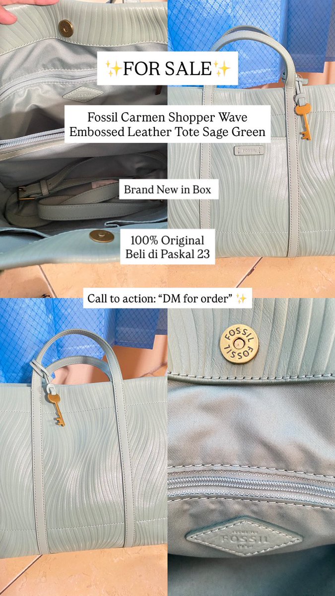 Hichaa25_'s tweet photo. Tas ini belum pernah keluar rumah β literally new! π
Asli, bukan replika.π―
Buat kamu yang suka look classy tapi tetap effortless β¨
π©DM yaaa untuk detail infonyaaaππ»
#Preloved #TasBranded #TasOri #ForSale #BrandedBag https://t.co/taCqGi2DiO