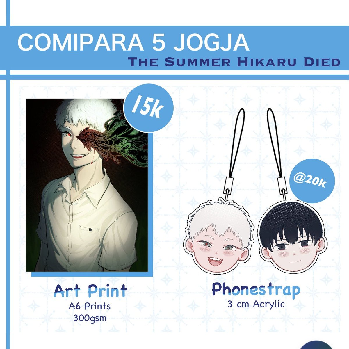 Zancoeg's Catalog for #comipara5 !! ✨✨
💖+🔁 are appreciated!

Pre-Order is now (OPEN) 

🗓️ PO 12-16 Oct 25
📬 Avail PickUp &amp; DM Order
📍 Booth "PELAKOR"  i25-26
🌟 The Summer Hikaru Died, Honkai Star Rail

📩 Order DM ig @/zancoeg atau X <a href="/anzalrafa/">JANN</a>
 Thankyou !! ✨✨