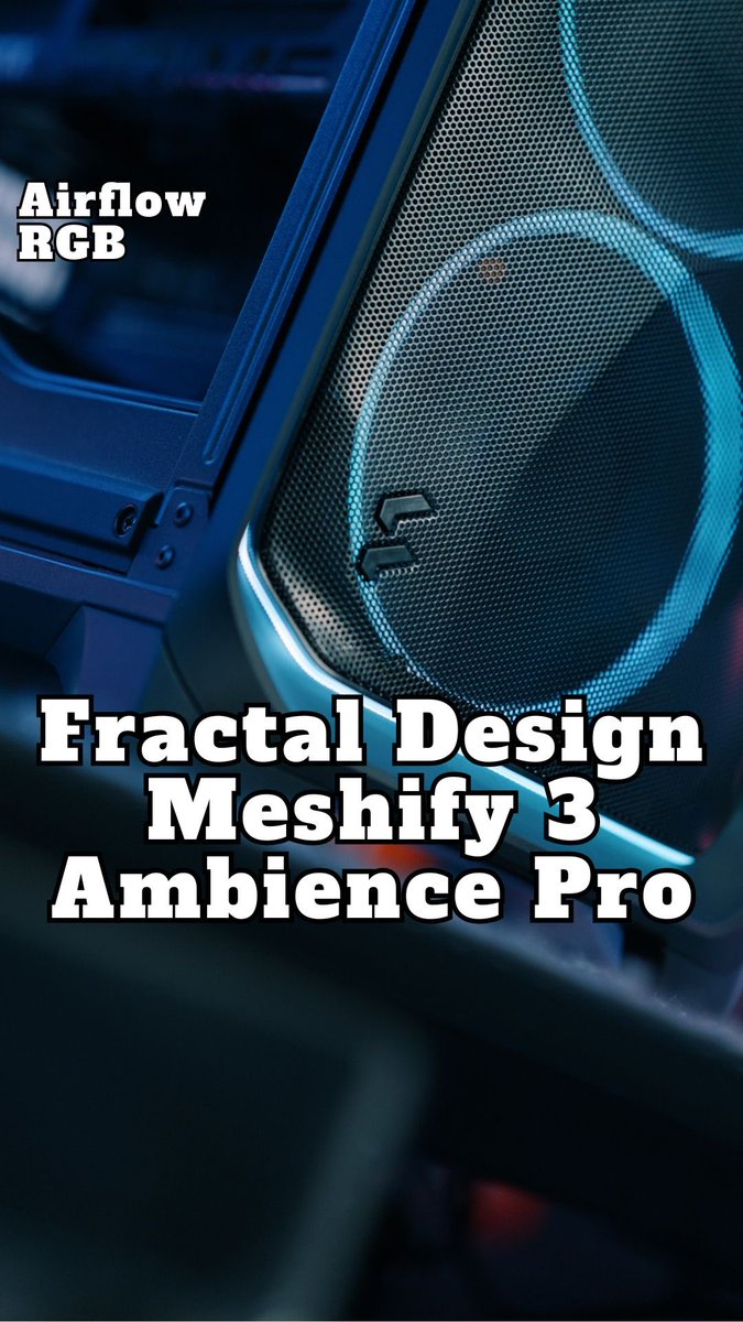 afiqchii's tweet image. RGB cantik, airflow pun bagus - Fractal Design Meshify 3 Ambience Pro

#FractalDesign #Meshify3