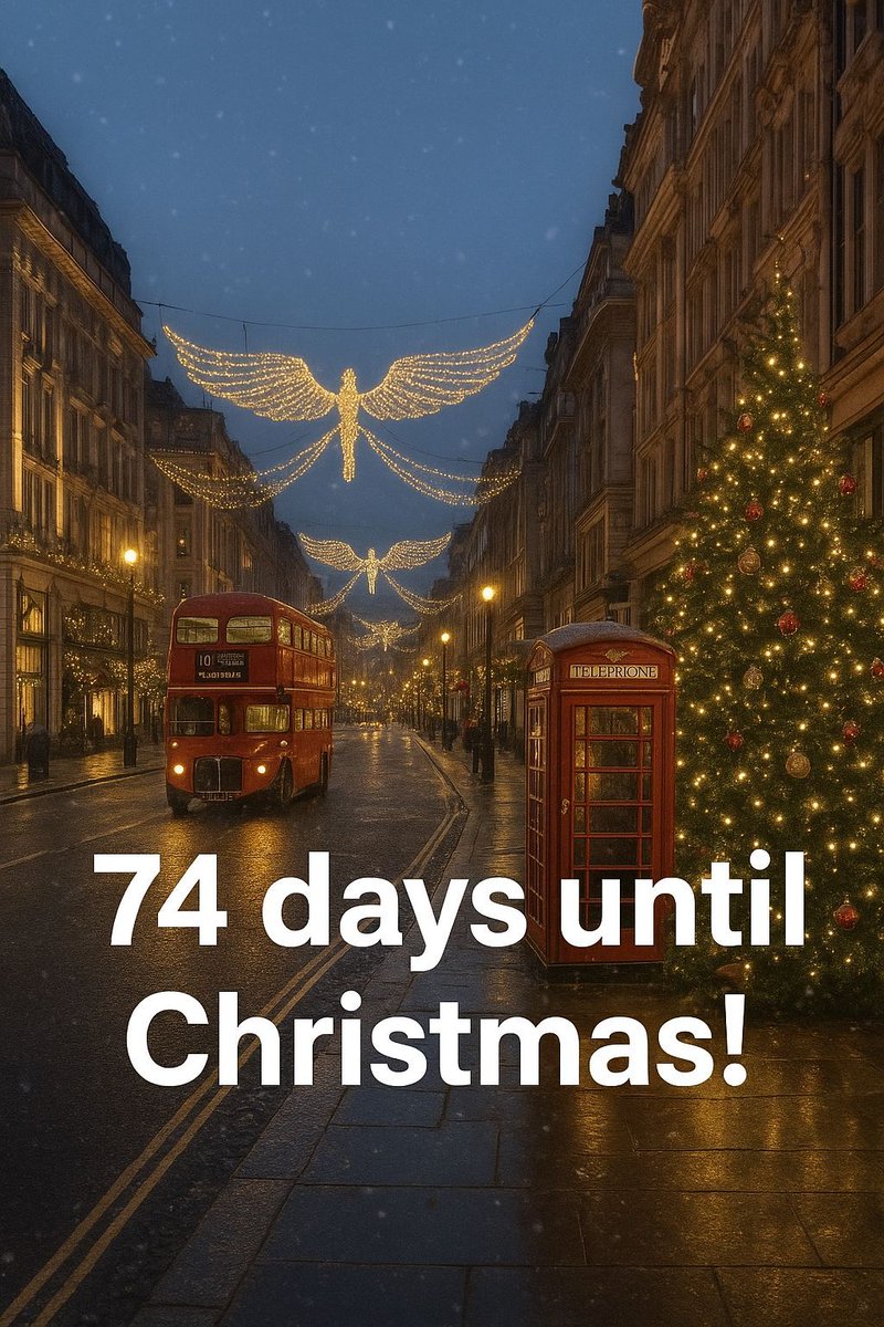 74 days until Christmas!
#Christmas2025
