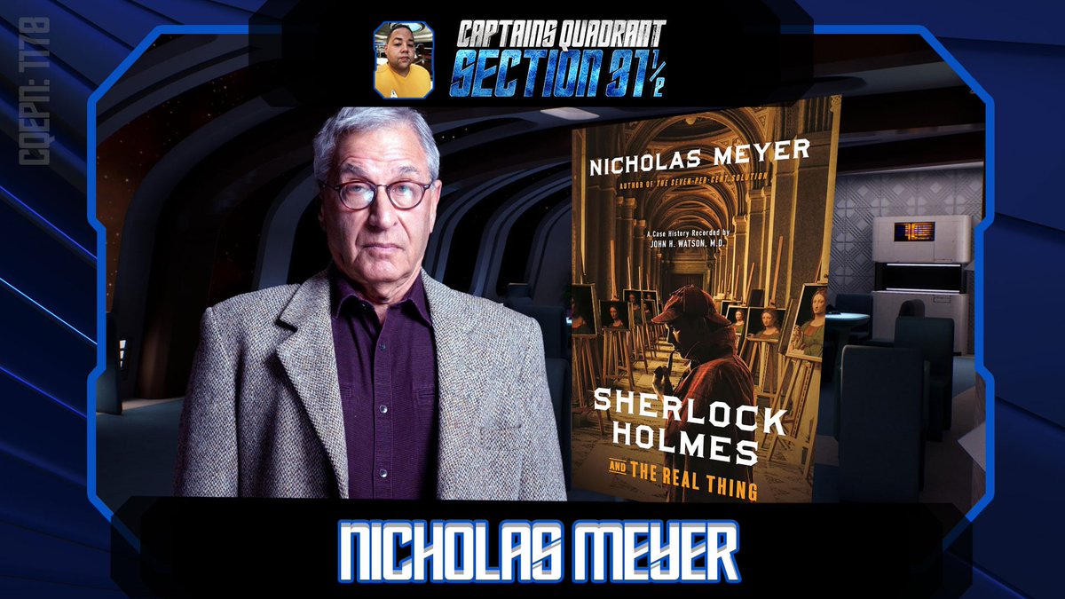 CaptainsQuadr's tweet image. A fun chat with #NicholasMeyer writer and director of #StarTrek 2 and 6 he has a fascinating new book out check out our interview available now audio #podcast open.spotify.com/episode/4ElQrz…
