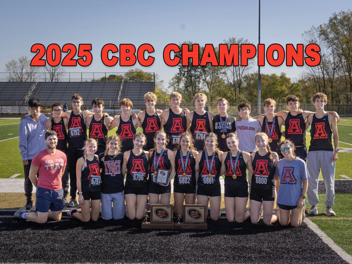 AlderAthletics's tweet photo. Girls Cross Country @AlderTrack_XC ran this morning at Benjamin Logan in the CBC Championship, and raced home with another CBC Championship to add to the hardware. The ladies run again next weekend starting the OHSAA postseason run. @AlderHS https://t.co/LDk66lA4tH