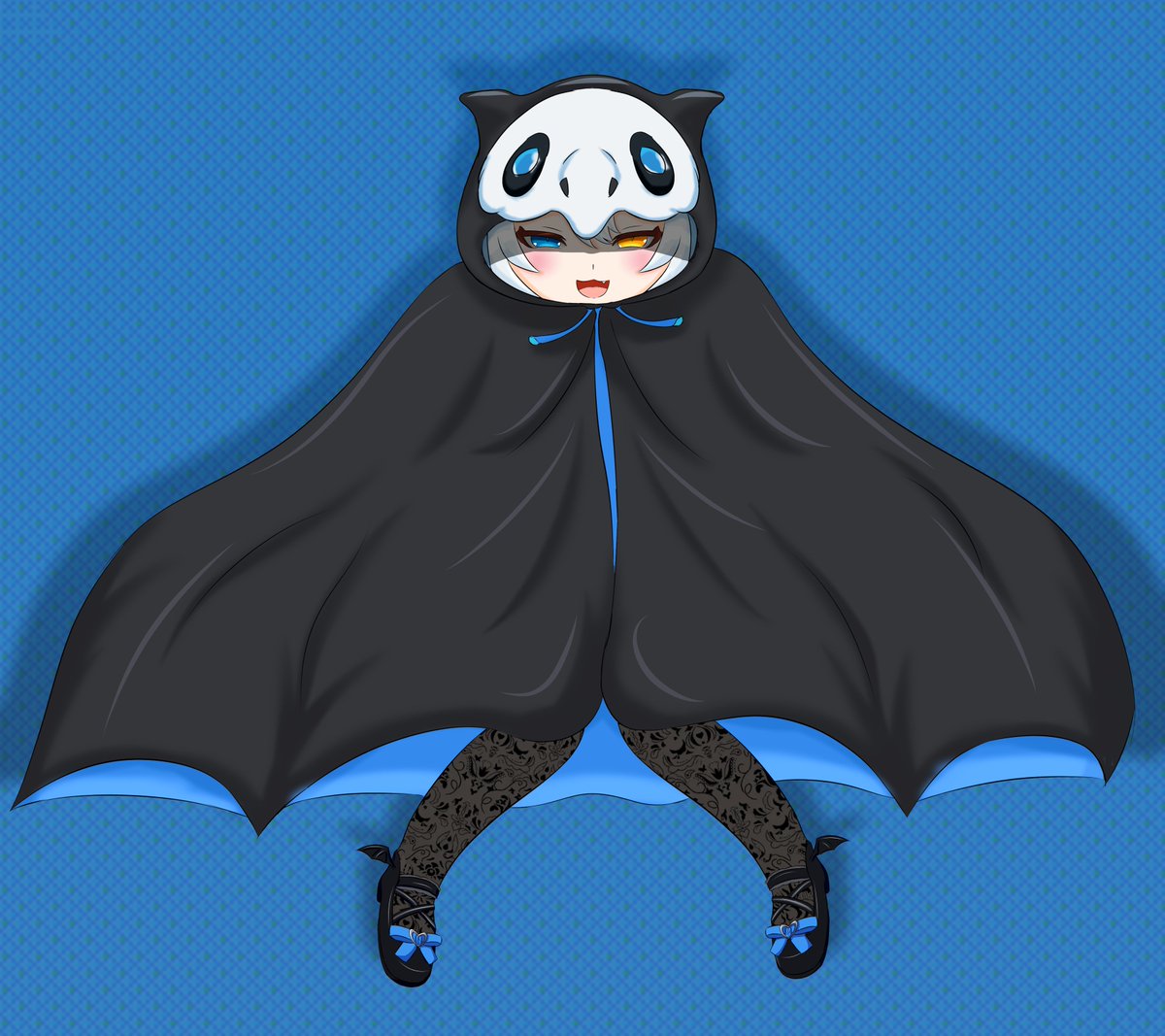 #AKGKart 
Trick or treat, little Koaniki? Or are you more into chaos aku↝🩵?