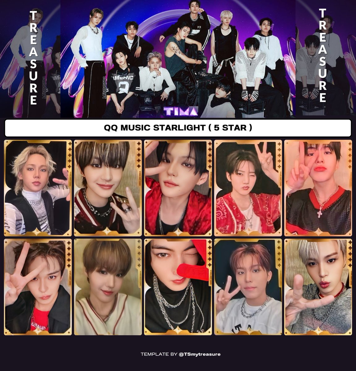 TREASURE - QQ MUSIC STARLIGHT ✩ TIMA TREASURE QQ音乐 트레저 QQ