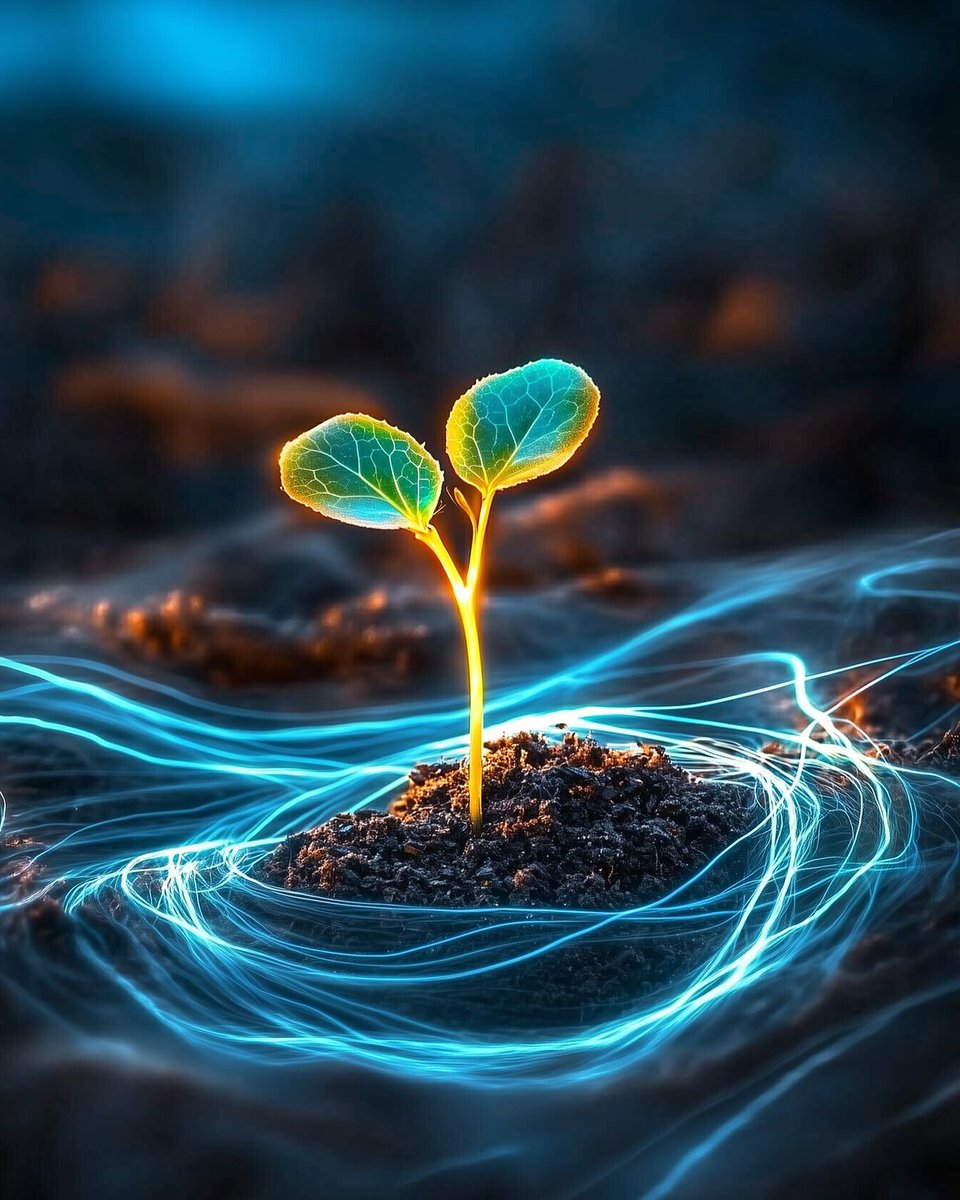 sameertechs's tweet image. Where there is a seed, there is a tree; where there is faith, there is inspiration.&quot;
The tiny plant symbolizes how the smallest seeds—of effort, hope, or faith—can blossom powerfully. #SpiritualGrowth#Faith#SanatanDharma#SeedToTree#Inspiration#SpiritualQuotes#LifeLessons#Wisdom