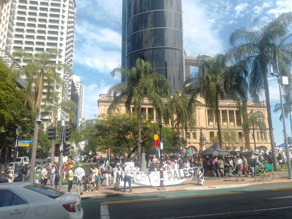 adele_goldie's tweet image. #freepalesti̇ne #Protest #Meanjin #Brisbane #Australia