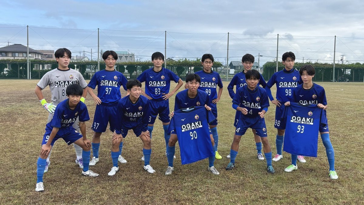 soccer_onu's tweet photo. 試合結果
GIFU ルーキーリーグ第2節
10/12(日)10:00 kickoff

#大垣日大 5️⃣-0️⃣ #大垣工業 
【得点者】
柘植隆世(#FCXEBEC )
所空舞(#糸貫中学校 )×2
服部駿平(#ACLeggendaGIFU )
齋藤大聖(#東京SC )

#onusoccer 
#大垣日大サッカー部 
#mizunofootball 
#ミズノフットボール 
#Atleta 
#FLUX 
#knows https://t.co/AcnhcvV79d