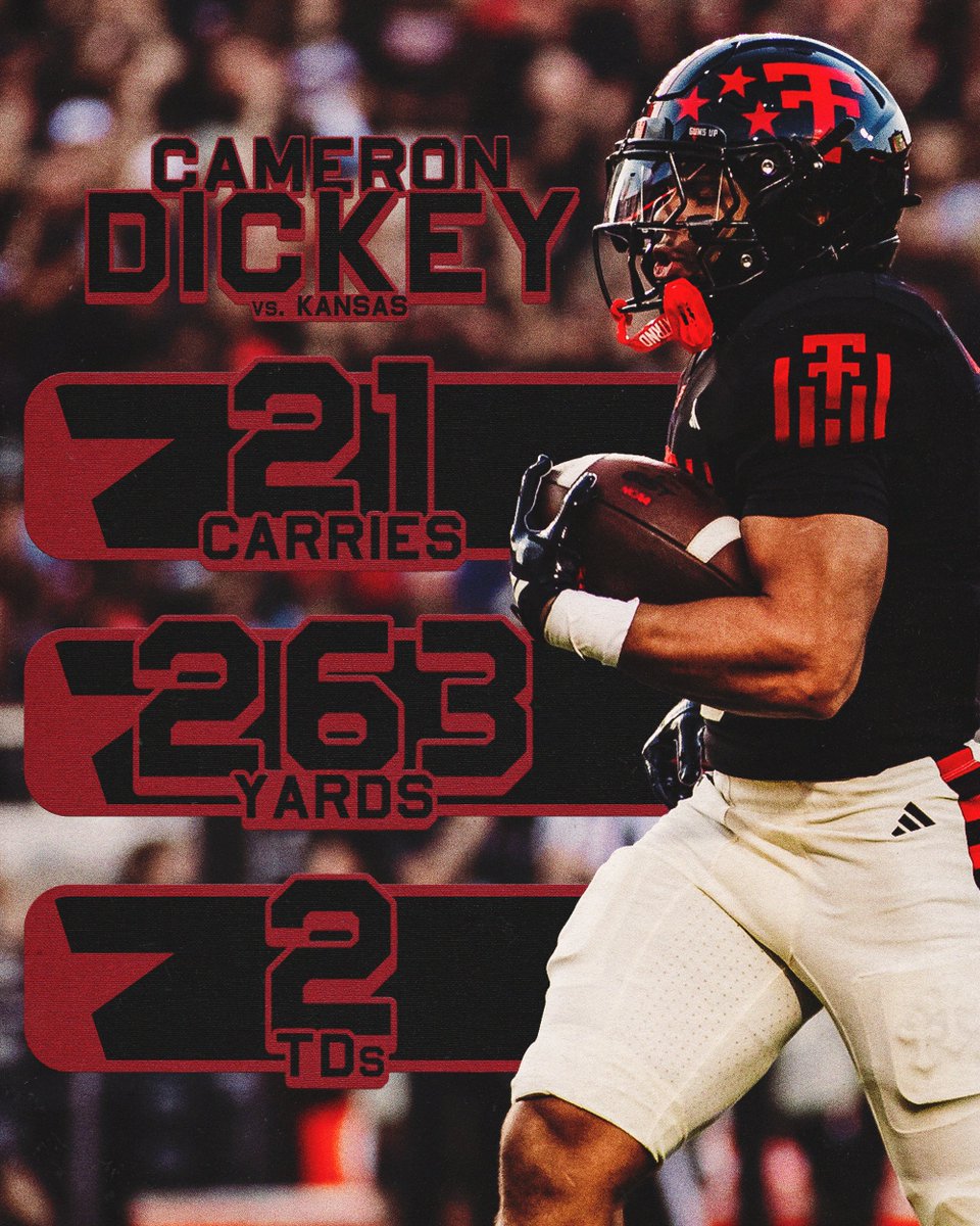 The 5th best single-game rushing performance in program history.