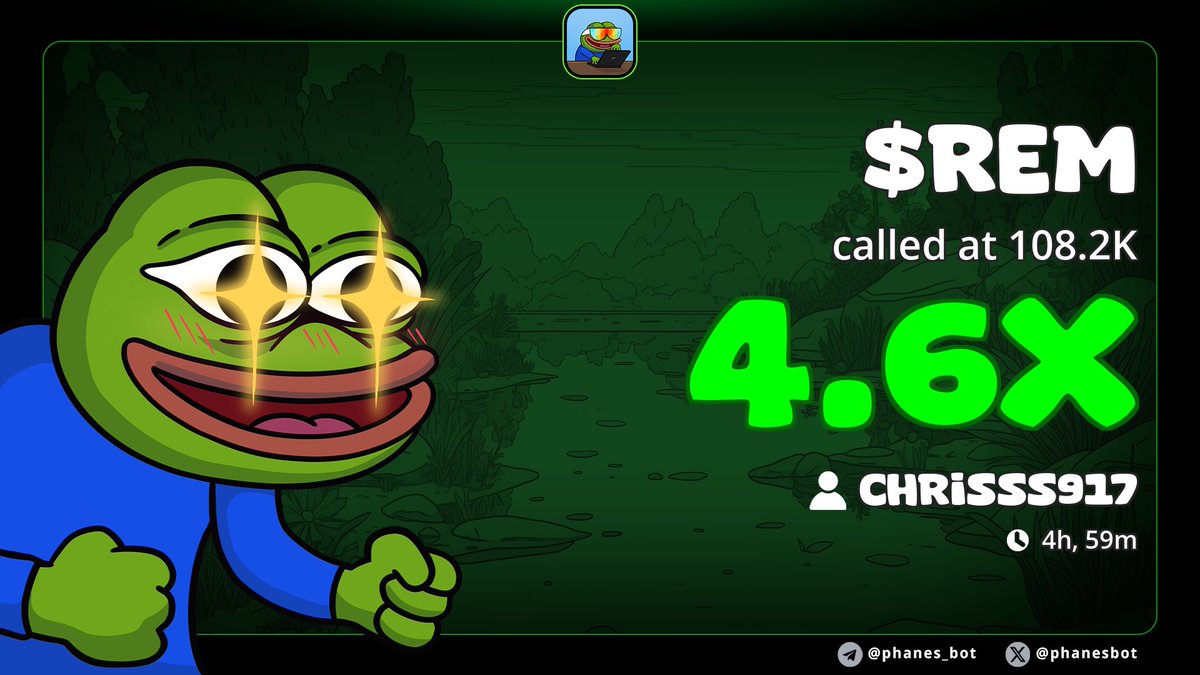 sheeepweb3's tweet image. Forgot to shill this 
Up 4x on Rare Earth Metal

$REM