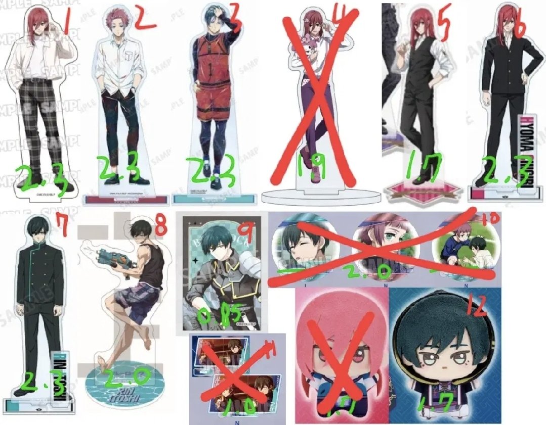 RrcYCsi8465Qavz's tweet image. 블루록 굿즈 양도

1~11까지는 미개봉, 12~17은 개봉품
천악 빅 아크릴은 1번 개봉하고 재포장해서 보관중입니다.
사복 빅 아크릴 미개봉
굿즈 타래로 이어집니다.⬇️⬇️

인증은 원하시면 해드립니다🙂
옾챗으로 연락주세요!
open.kakao.com/o/ssYYFw8c