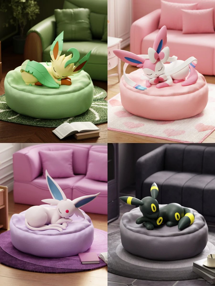 ポケモン イーブイ 寝そべりポーズ ブラインドフィギュア HOLLY BOX