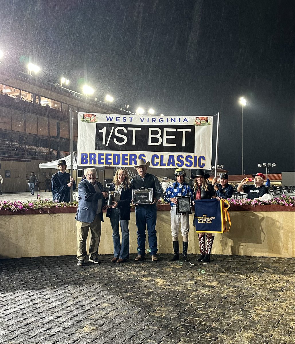 Congrats to Maggie’s Girl and all of her connections! <a href="/WVBClassics/">West Virginia Breeders Classics</a>