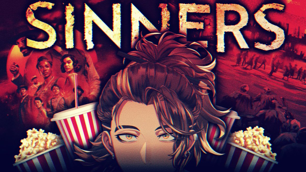 goldbullet_en's tweet image. It's sinful...it's frightful... 🎃🔥
You Bubbies recommended it, so we are watching it! Our Spooky Weekly Watchalong continues as we view SINNERS for the very first time! Grab those snacks, its going to be a good one! 🍿👻
🔗Waiting Room: youtube.com/live/XnGRTHGHo…