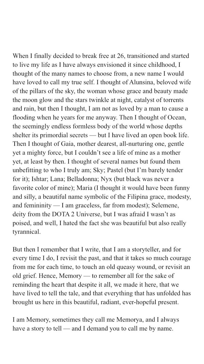 on deadnames and sanctities