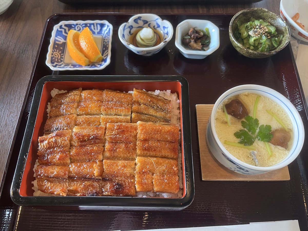 rongtail's tweet image. かね春のうな重😋