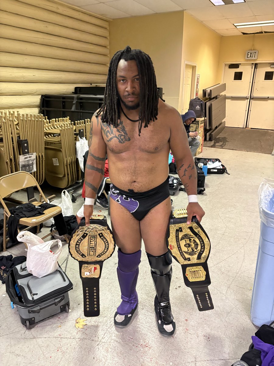 And new <a href="/PNWOblivion/">OblivionProWrestling</a> champion! 🔥🔥🔥
A champion in the Pacific Northwest now. We out here. Next up <a href="/WCProOfficial/">West Coast Pro</a>