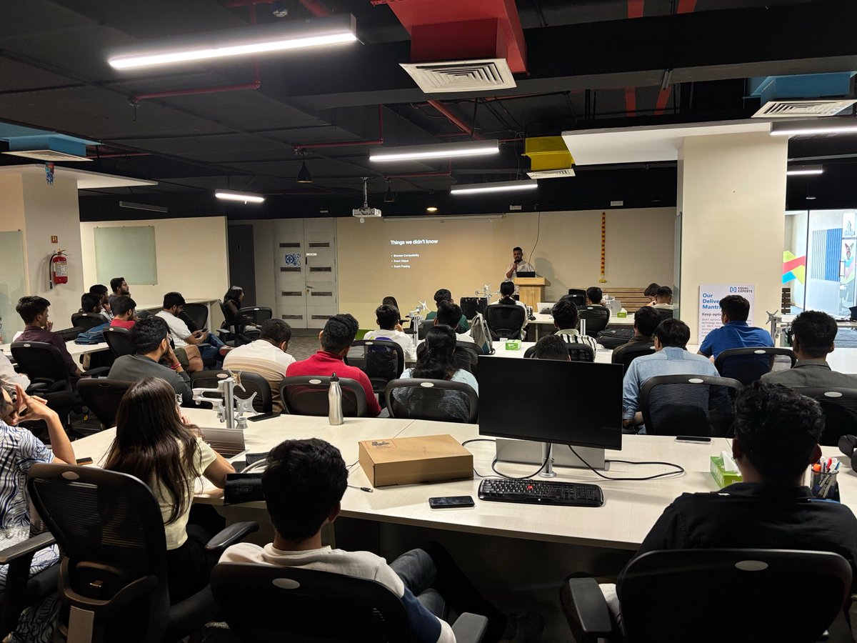 Gave a talk yesterday on managing forms on web <a href="/ReactPune/">React Pune</a>. It was a good experience