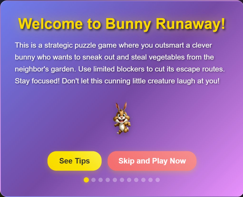 Paradox_Solver's tweet image. 🐇Bunny Ran Away — My First Release Devlog! - A strategic puzzle game where you must outsmart a runaway bunny 🧠💡paradoxsolver.itch.io/bunny-runaway/… 
#indiegames #PuzzleGame #GameDevvia @itchio. Watch the trailer: youtu.be/MiFMS1bnBFE