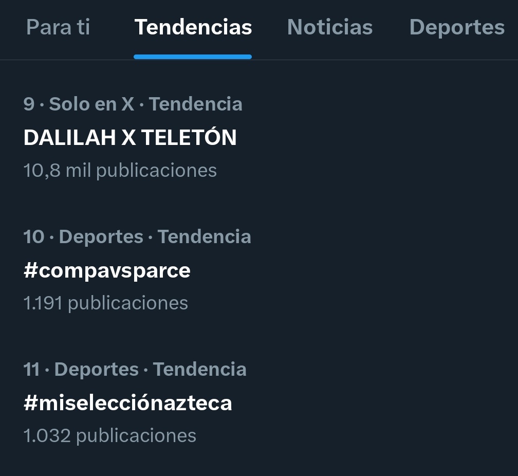 DALÍLAH X TELETON es la única tendencia del Teleton, y de cualquier participante de #LCDLFMx3, que se ha mantenido en las 10 tendencias a nivel nacional hasta ahora.

Define PATRONA 💜💜💜