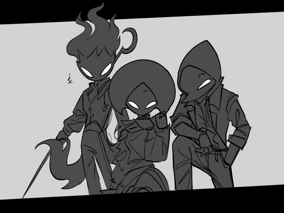 thermalmode_'s tweet image. #hollowknight #silksong (modern au)
silk siblings + sharpe because we didnt get him in the initial release and that makes me sad
(1/2)