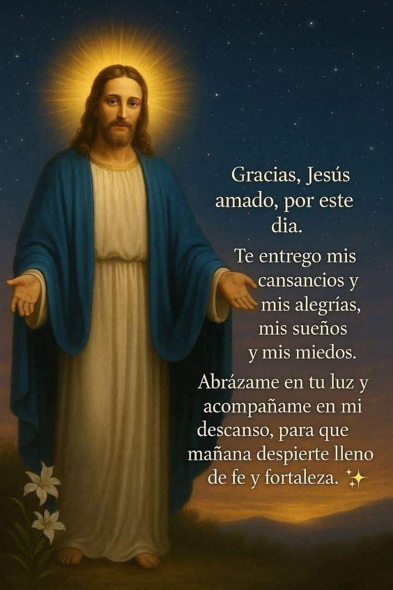 Amén, Jesús.
Protégeme mientras duermo
🙏