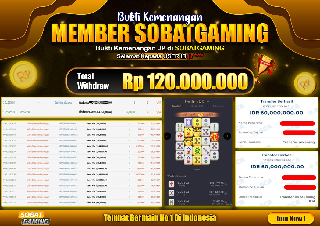 WD LAGI BOSKU, BURUAN COBA SEKARANG JUGA
MODAL RECEH JADI JUTAAN!!
LINK DAFTAR : heylink.me/sobathoki

EVENT MENARIK
╰┈➤ MAXWIN 1JT BONUS 2JT
╰┈➤ SCATTER PG SOFT
╰┈➤ SCATTER BONANZA
╰┈➤ SCATTER KOI GATE

DAFTARKAN AKUN HANYA DI SOBATGAMING

#sobatgaming #situsaman