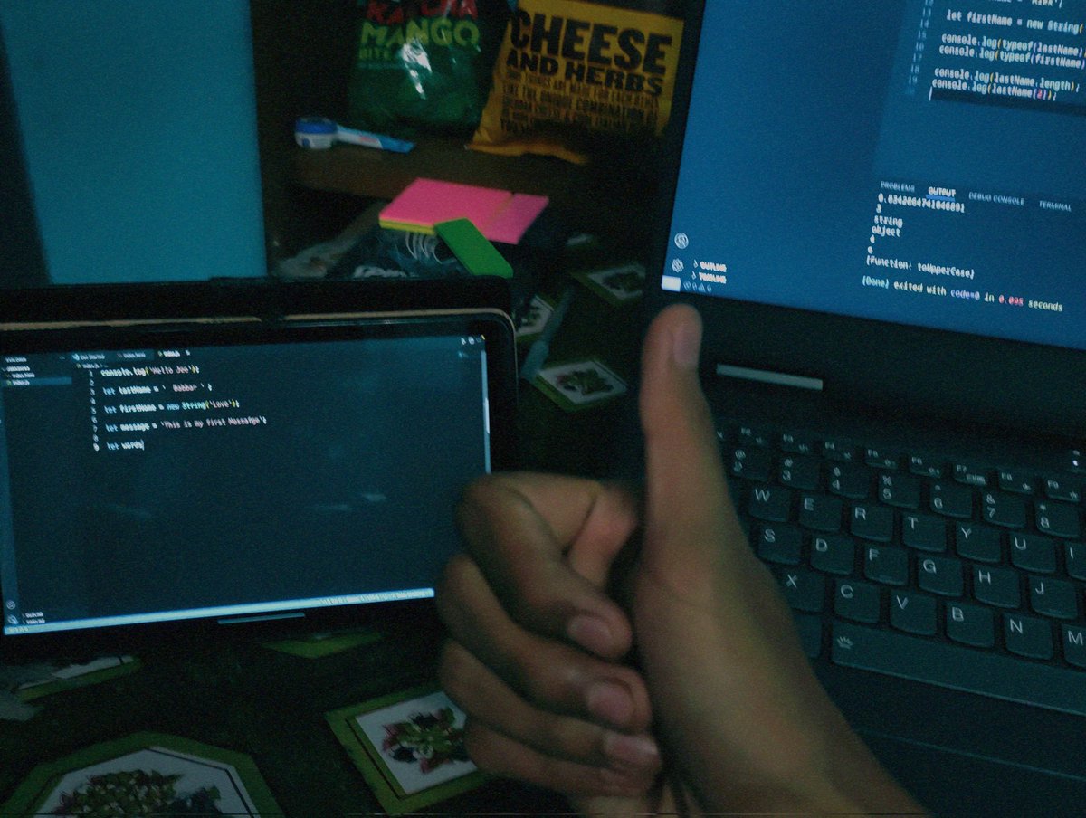 alexinwebs's tweet image. JS basics getting wrapped up today in 5-6 hours... 
Grind mode still on - Will start DOM soon !!
#100DaysOfCode #javascript #LearningInPublic #WebDev