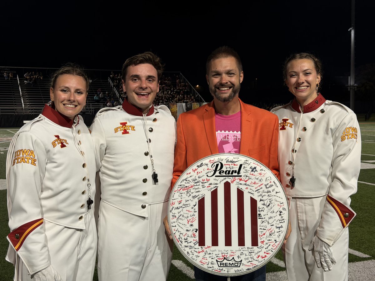 Thank you @ValleyBands for having us at Valleyfest XLVI!!!  Congratulations to all of the bands who competed today &amp; tonight!
#cyclonenation #isucfvmb #collegeband