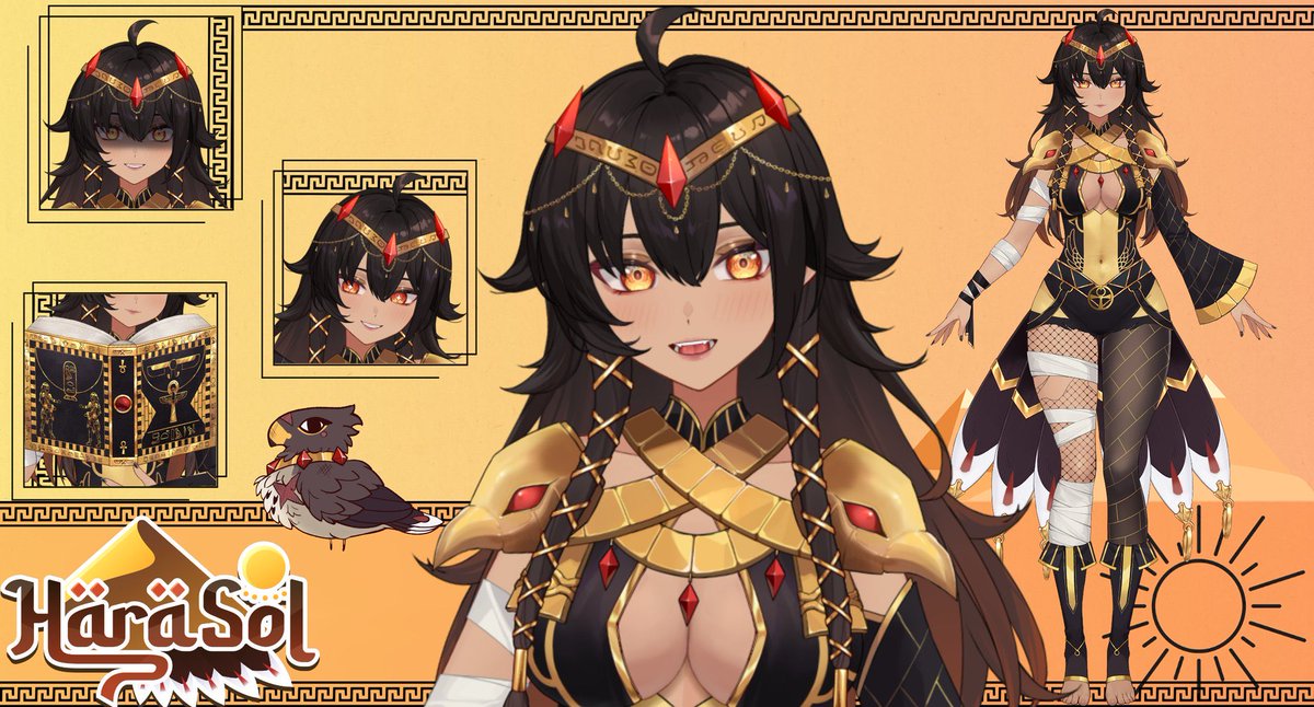 HaraRaeSol's tweet image. Vtuber vs actual job! ☀️
I’m a museum curator! I work with artifacts by repairing, cataloging, researching, and caring for them!