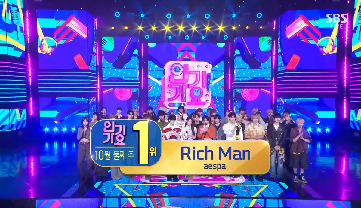 aespaintl's tweet image. 251012🏆 aespa ‘Rich Man’ won 1st place on Inkigayo today! Congrats to aespa and MYs! 🥳

RICH MAN 3RD TRIPLE CROWN
#RichMan10thWin #aespa50thWin
#aespa8thTripleCrown