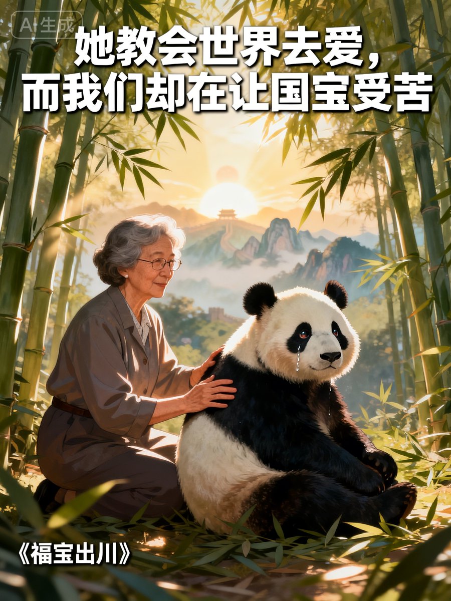 Qbi0708's tweet image. 他们否認傷害大熊猫，他们一直強調數量。一直生的熊猫，不是留着继续生產，就是去收租金了。數量不在野外，數量為人类做了什么？答案是:没有。反而讓杈勢越大越大，貪婪之人越大越多，越來越有杈利。
#SaveThePandas #AnimalWelfare #ProtectWildlife #EndAnimalCruelty #PandaTok #fubao