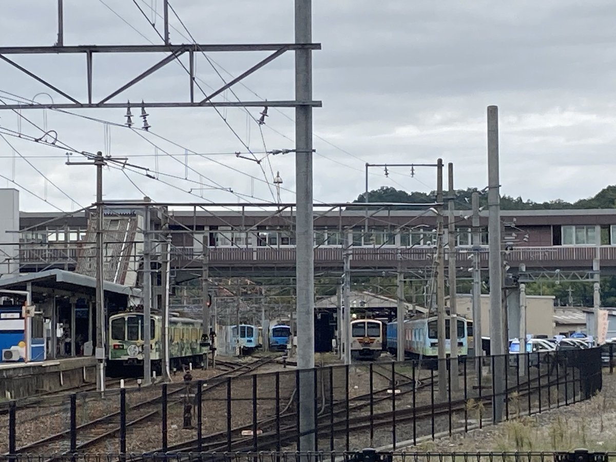CS3ukwSujT4j3hD's tweet image. #近江鉄道、#彦根駅、2025.10.12.
