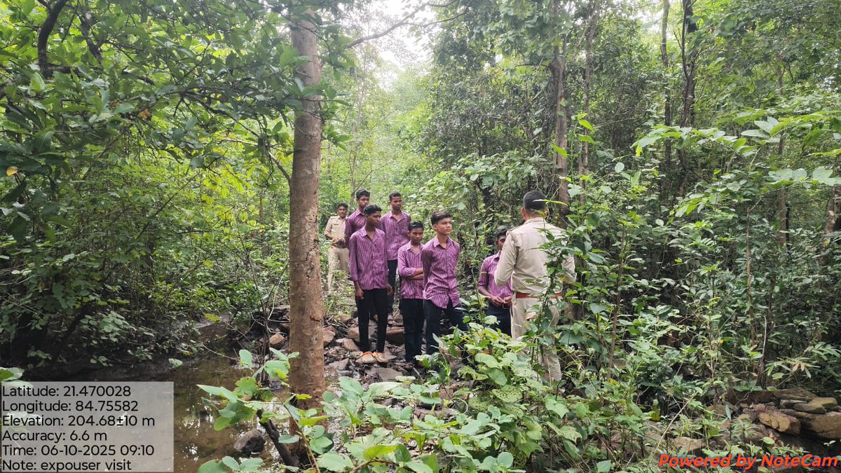 #Trekking was organised in Ramadevi RF, to create curiosity among young minds about forests and wildlife. Included Identification of local species &amp; visit to SMC works. 
<a href="/CMO_Odisha/">CMO Odisha</a> 
<a href="/pccfodisha/">PCCF & HoFF Odisha</a> 
<a href="/Prem_CWLWOdisha/">Prem Kumar Jha</a> 
<a href="/RourkelaRc79045/">RCCF Rourkela</a> 
<a href="/ForestDeptt/">Odisha Forest, Env. and Climate Change Department</a> 
<a href="/dpradhanbjp/">Dharmendra Pradhan</a>