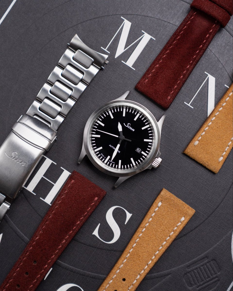 Burgundy Suede Signature Strap for Sinn #sinn #hoasa #handmade #watchstrap #watchesoftheday