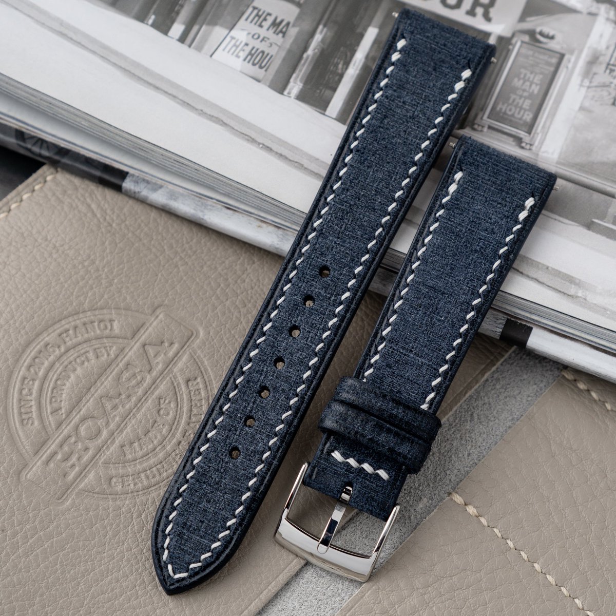 Babele Leather Slim Straps. See more hoasavn.com #handmade #watchstrap #bespokewatchstrap #leatherwatchstrap #watchesoftheday