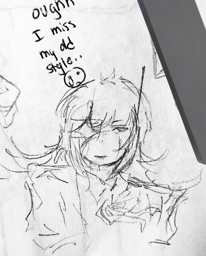 I keep on drawing stars on one side of the face i fuck up the eye anyways hi kyu and the ominous gray block.. #gasa4