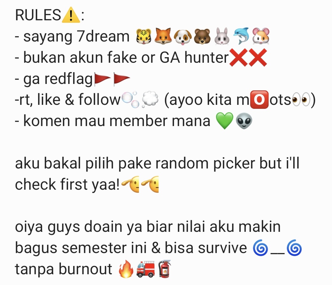 njaesluv's tweet image. ‼️ MINI GIVEAWAY ALERT🌀⭐️__&amp;lt;

hayiii (👋🏻👧🏻) jadi dalam rangka mama aku puas sama rapot mid aku, aku mau adain mini giveaway 👻🍎🌳
🎁👩🏻‍🍳💭: album BTTF digipack ver (bisa pick member🙋🏻‍♀️)

sistemnya nanti aku co in ke rumah kalian ya 🏡👀✉️ 

end💧: TBA, akhir bulan

goodluck all!